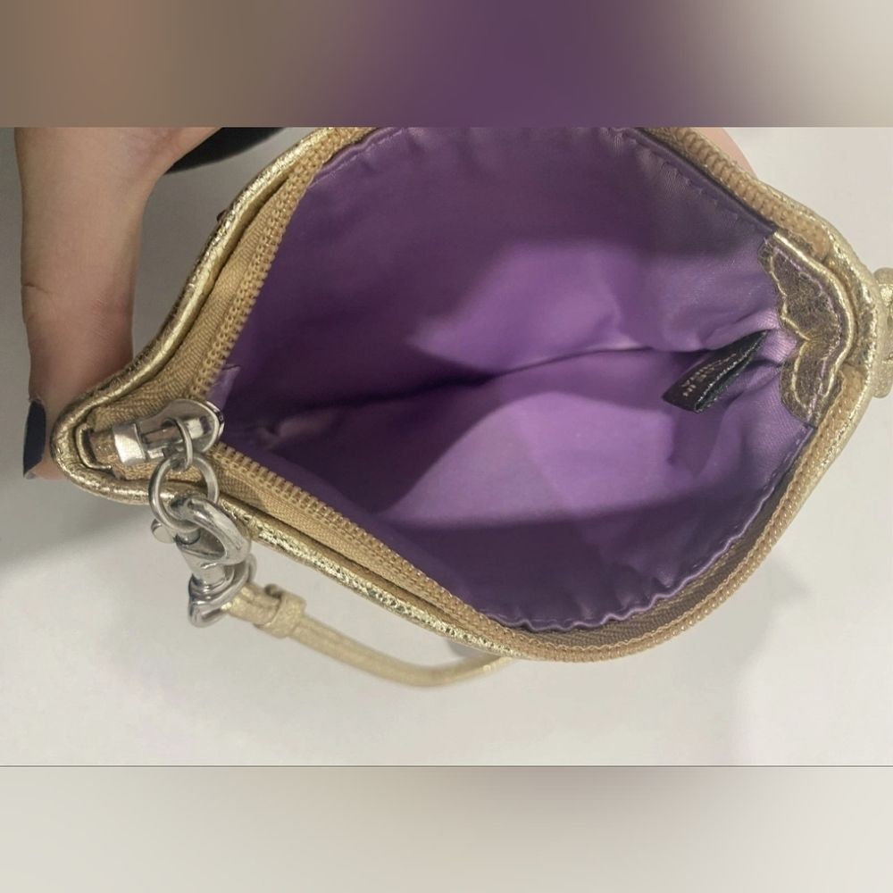 Coach Poppy Gold and Silver W/tag - Picture 4 of 7